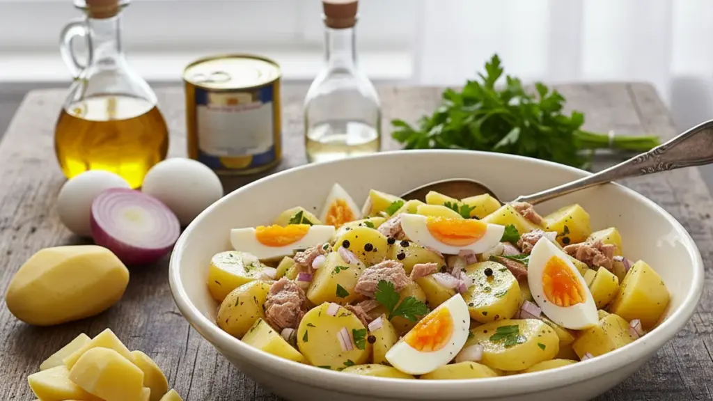 Spansk Kartoffelsalat: Autentisk Opskrift Med Tun